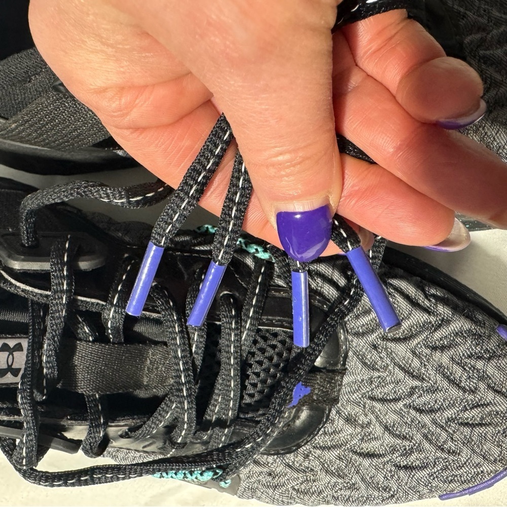 Under Armour Project Rock 6 HOVR Training Shoes – Black Neptune – 8 - Picture 12 of 15